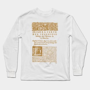 don quixote Long Sleeve T-Shirt